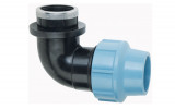 PE Koleno s vnútorným závitom 32 mm x 1" - Polyetylen